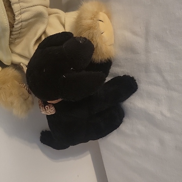 Bearington Collection Griffin & Fetch Bear Mini Dog Frisbee Rare HTF - Picture 2 of 11